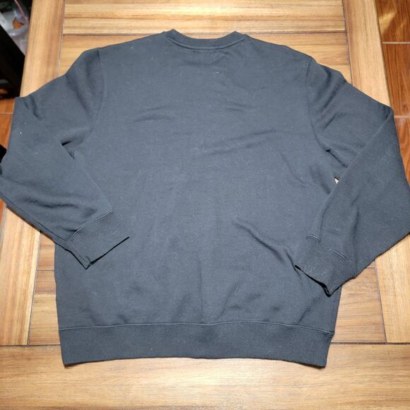 True Religion LS Black Crewneck Unisex Sweatshirt - Size 2XL - Picture 3 of 5